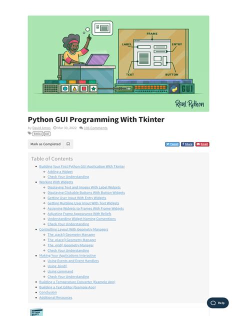 Image result for Tkinter Python PDF Download