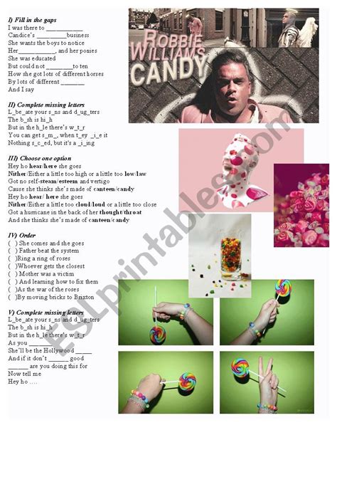 Image result for Routine Candy Robbie Williams
