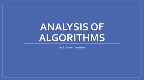 Image result for Analysis of Algorithms Video Lectures