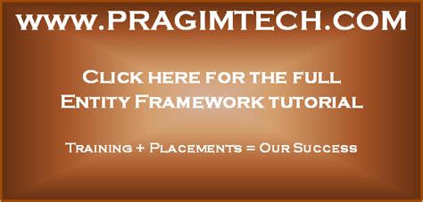 Image result for Entity Framework .Net 5 Tutorial