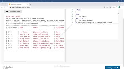 Toradh íomhá ar SQL Problems for Practice