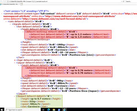 XML Format Example に対する画像結果