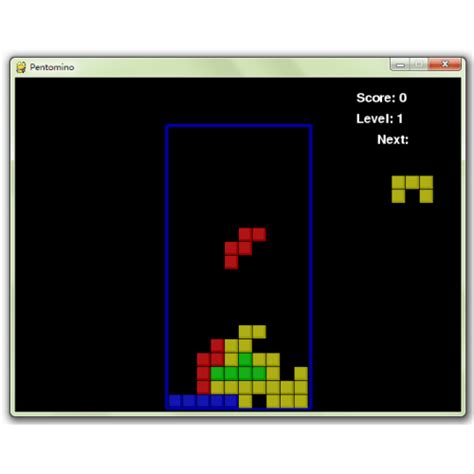 Tetris Python Code に対する画像結果