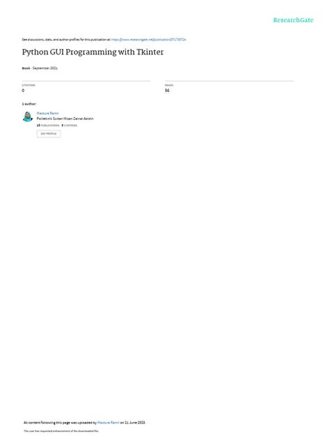 Image result for Tkinter Python PDF Download