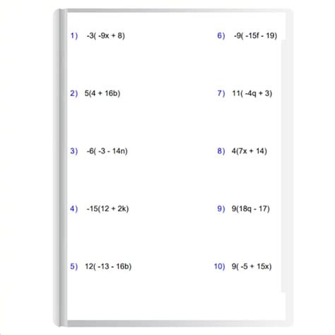 Solving Problems Using the Distributive Property に対する画像結果