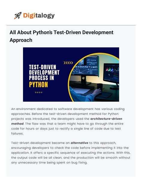 Image result for Python Test Driven Development Py.test Tutorial