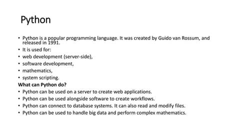 Toradh íomhá ar Intro to Python Presentation