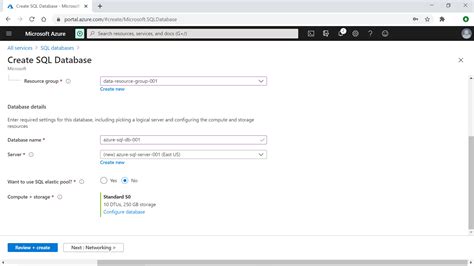 Toradh íomhá ar Set Up Azure SQL Database