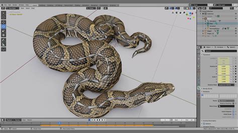 Python 3D Model に対する画像結果
