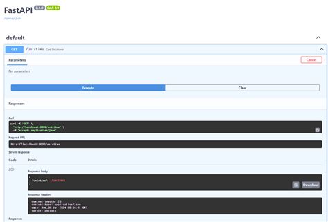 Toradh íomhá ar Python Fastapi Toha
