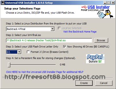 Toradh íomhá ar Linux USB Installer Creator