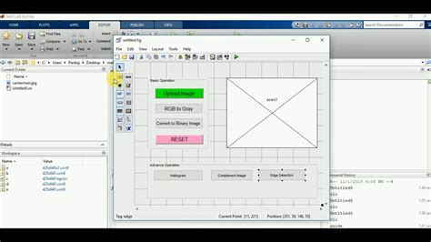 Toradh íomhá ar +MATLAB Image Processing Tool Box