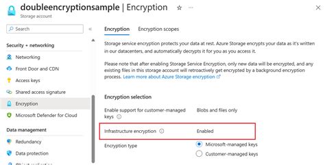 Toradh íomhá ar Encryption Enabled