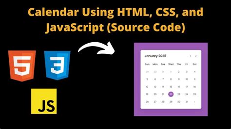 Image result for JavaScript Calendar Code