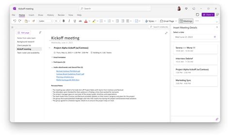 Toradh íomhá ar OneNote Windows 1.0 Training