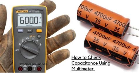 Afbeeldingsresultaten voor How to Check Capacitor Using Multimeter