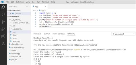 Image result for Matrix Input in Python