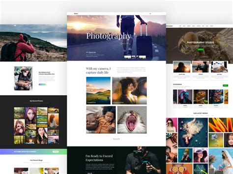 Image result for Photography Website with Source Code HTML