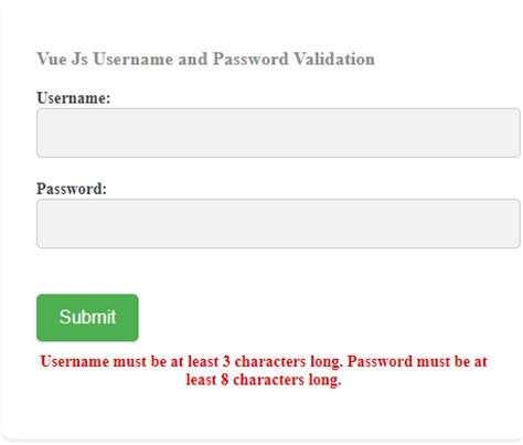 Toradh íomhá ar JavaScript Password Validation Combination