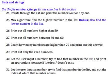 Image result for Exercises for Python