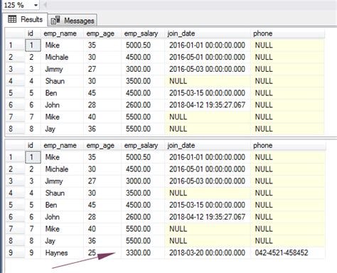 insert command in sql に対する画像結果