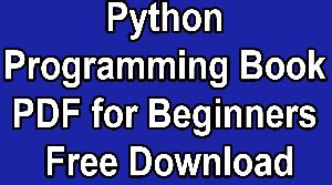 Image result for Python Programming PDF Download Free