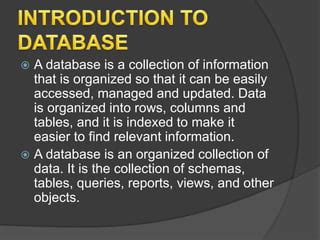 Image result for Introduction to Database Applications