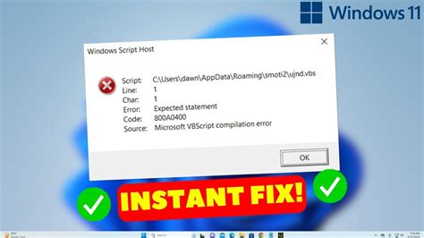 Image result for Windows Script Host Problem