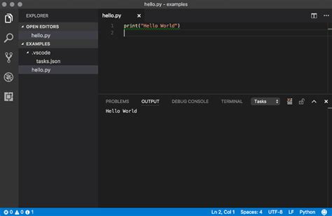 Using Python in Visual Studio Code に対する画像結果