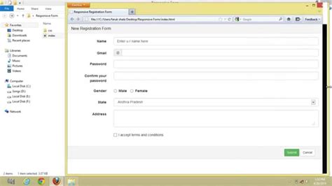 Registration Form Using Bootstrap Code に対する画像結果