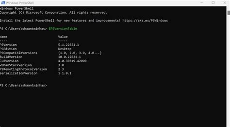 How to Check Version of PowerShell に対する画像結果
