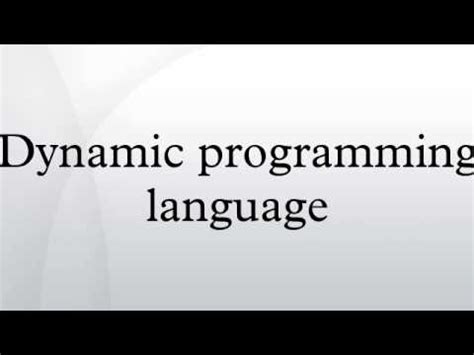 Dynamic Programming Language に対する画像結果