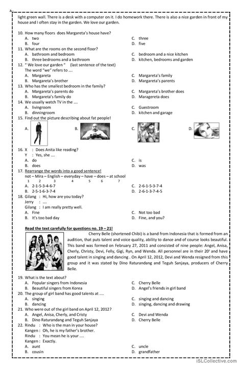 Reading Test ESL に対する画像結果