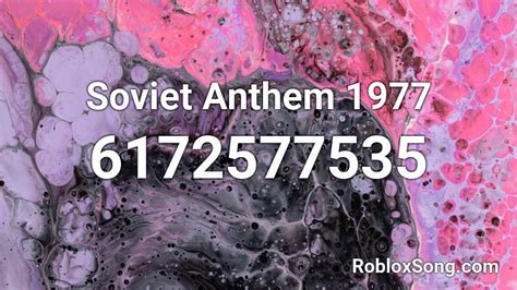 Image result for Soviet National Anthem Roblox ID
