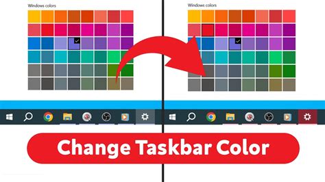 Image result for How to Set Taskbar Color
