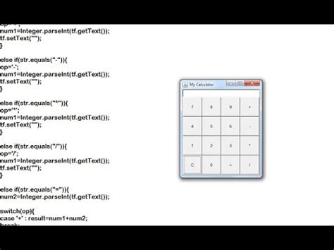 Toradh íomhá ar Java AWT Calculator