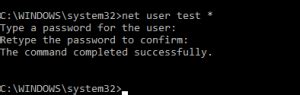 Image result for Change Password Net User Command