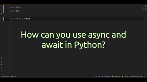 Afbeeldingsresultaten voor async await function python