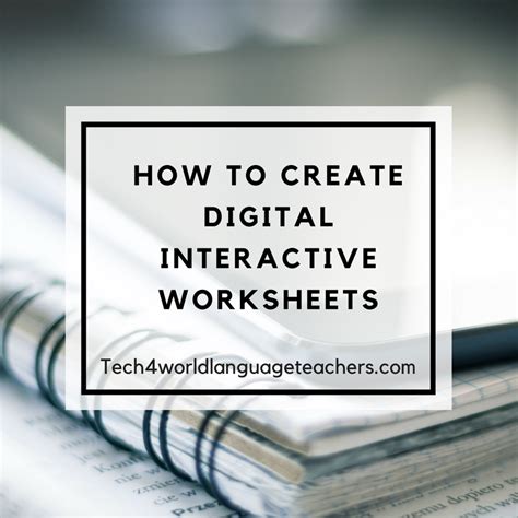 Image result for Creating Interactive Worksheets