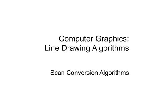 Afbeeldingsresultaten voor Scan Conversion Algorithms