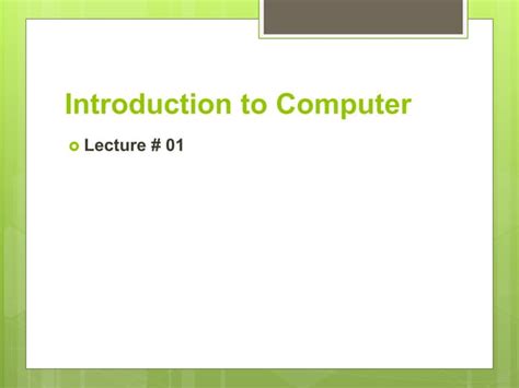 Image result for Introduction to Computer PowerPoint