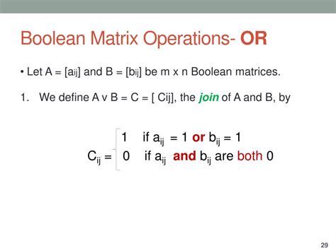 Toradh íomhá ar Boolean Matrix