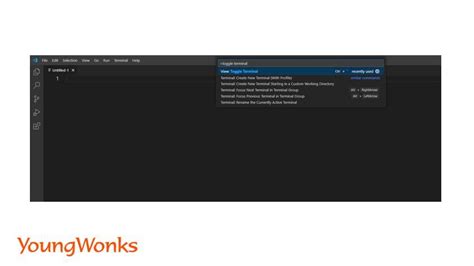 Image result for Comand Panel in Visual Studio Code