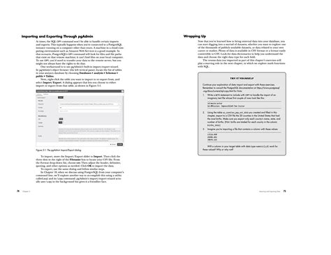 Practical SQL に対する画像結果