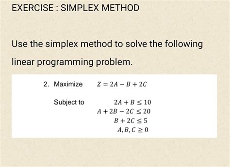 Image result for Simplex Method Example Problems