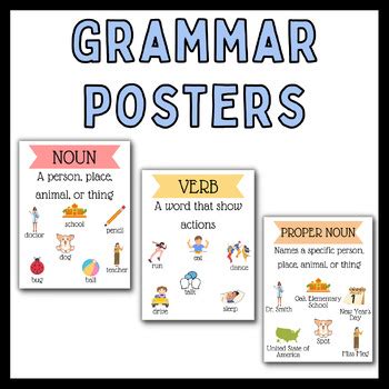 Image result for Grammar Anchor Chart
