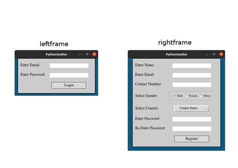 Image result for Sign Up Page Tkinter Python