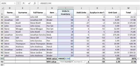 Image result for Excel Statistical Functions Examples