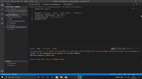 Create a Variable Python Visual Studio Code に対する画像結果