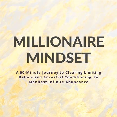 Mindset of a Millionaire に対する画像結果